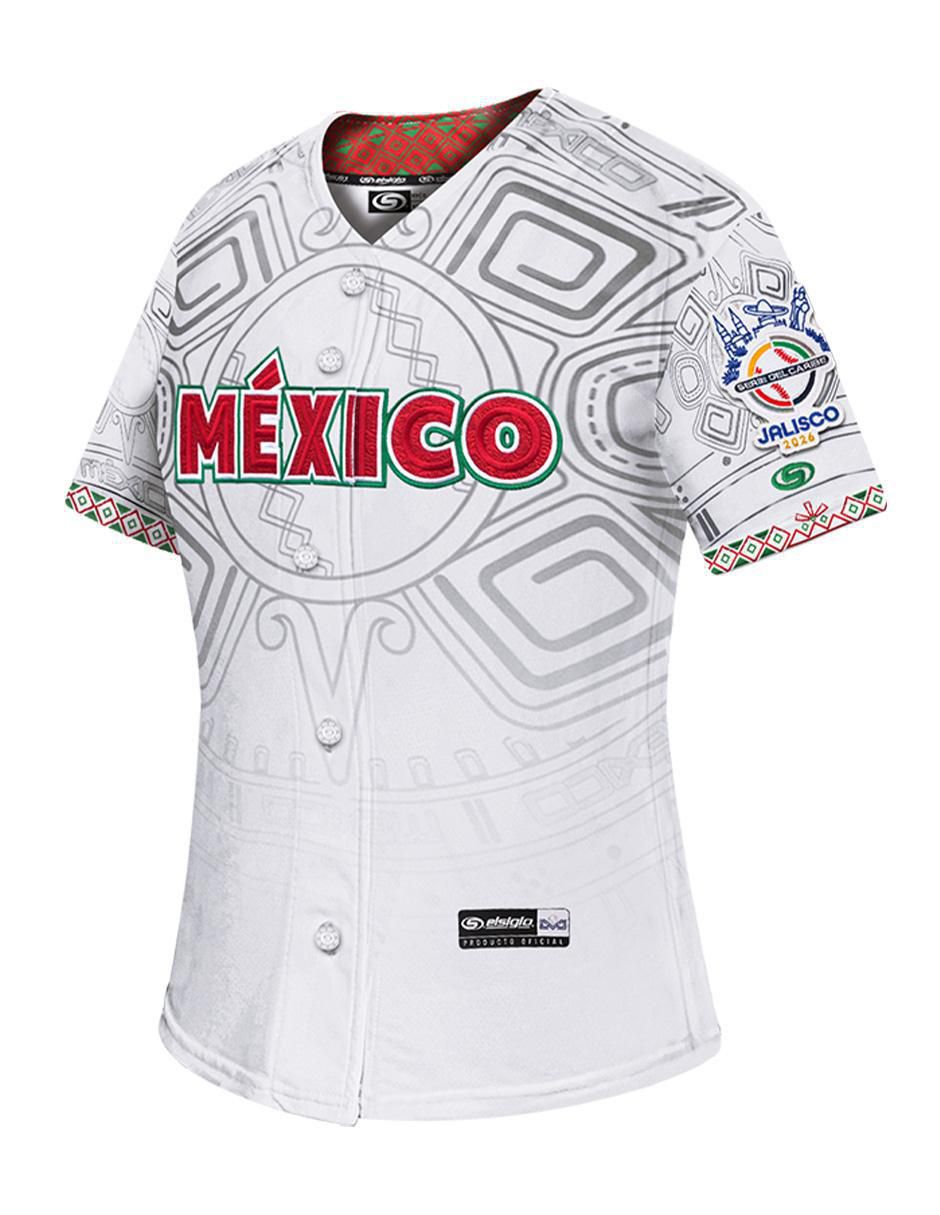 "jersey de" mexico caribbean series conmemorativo "de" no aplica "manga" corta el siglo deportes game "para" mujer