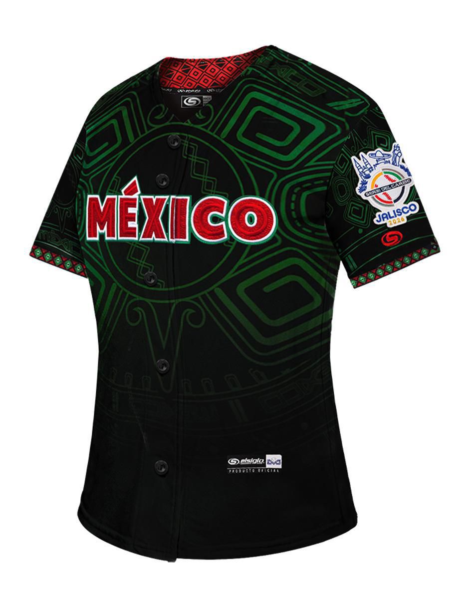 "jersey de" mexico caribbean series conmemorativo "de" no aplica "manga" corta el siglo deportes game "para" mujer