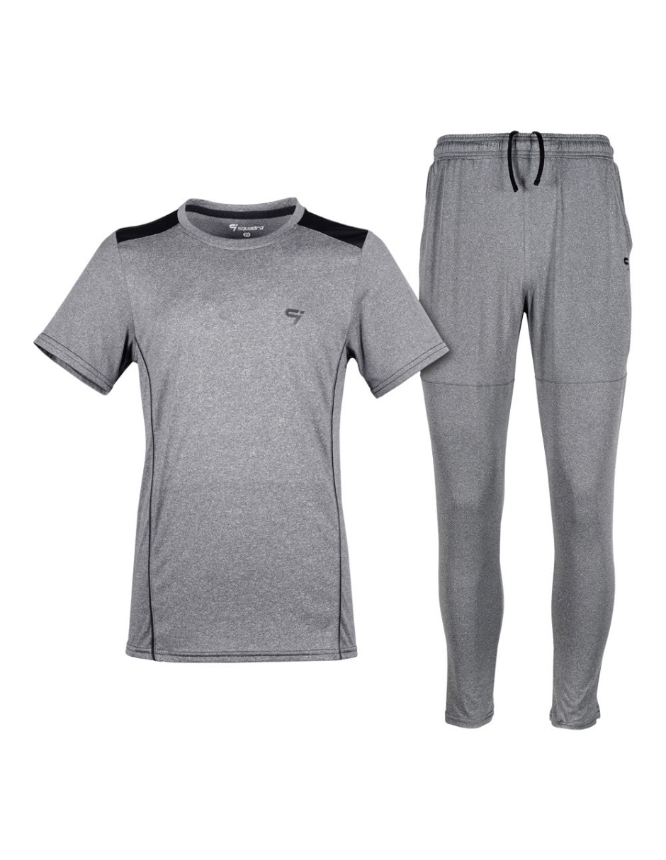 Conjunto deportivo straight con jareta para hombre 3