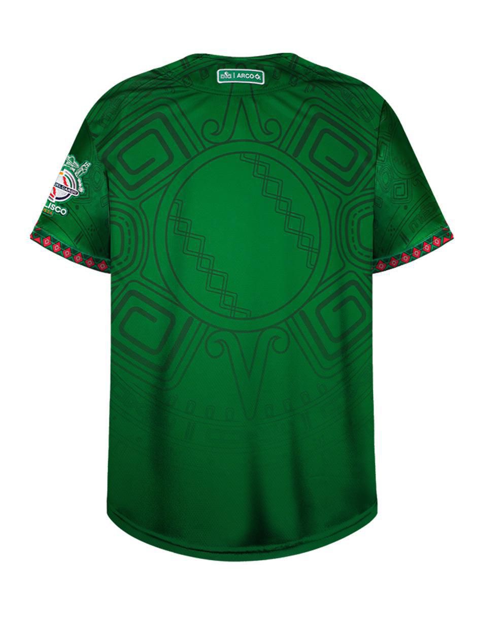 Jersey de Mexico Caribbean Series conmemorativo manga corta jugador para niño 2