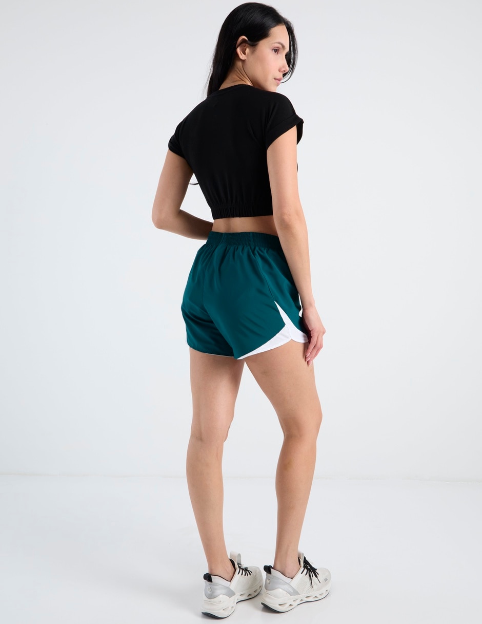 Short ID Train Colorblocked Woven para entrenamiento mujer 6