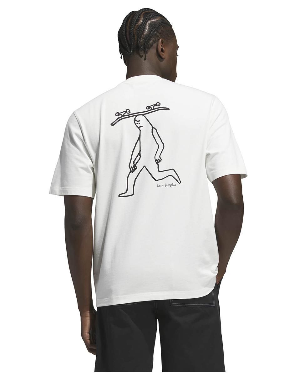 Playera deportiva para skate unisex 5