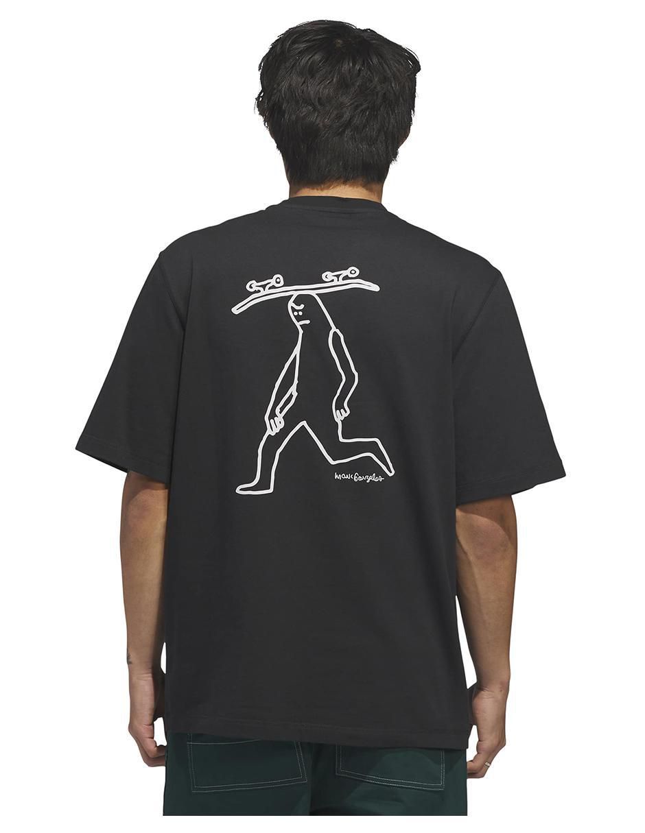 Playera deportiva para skate unisex 5