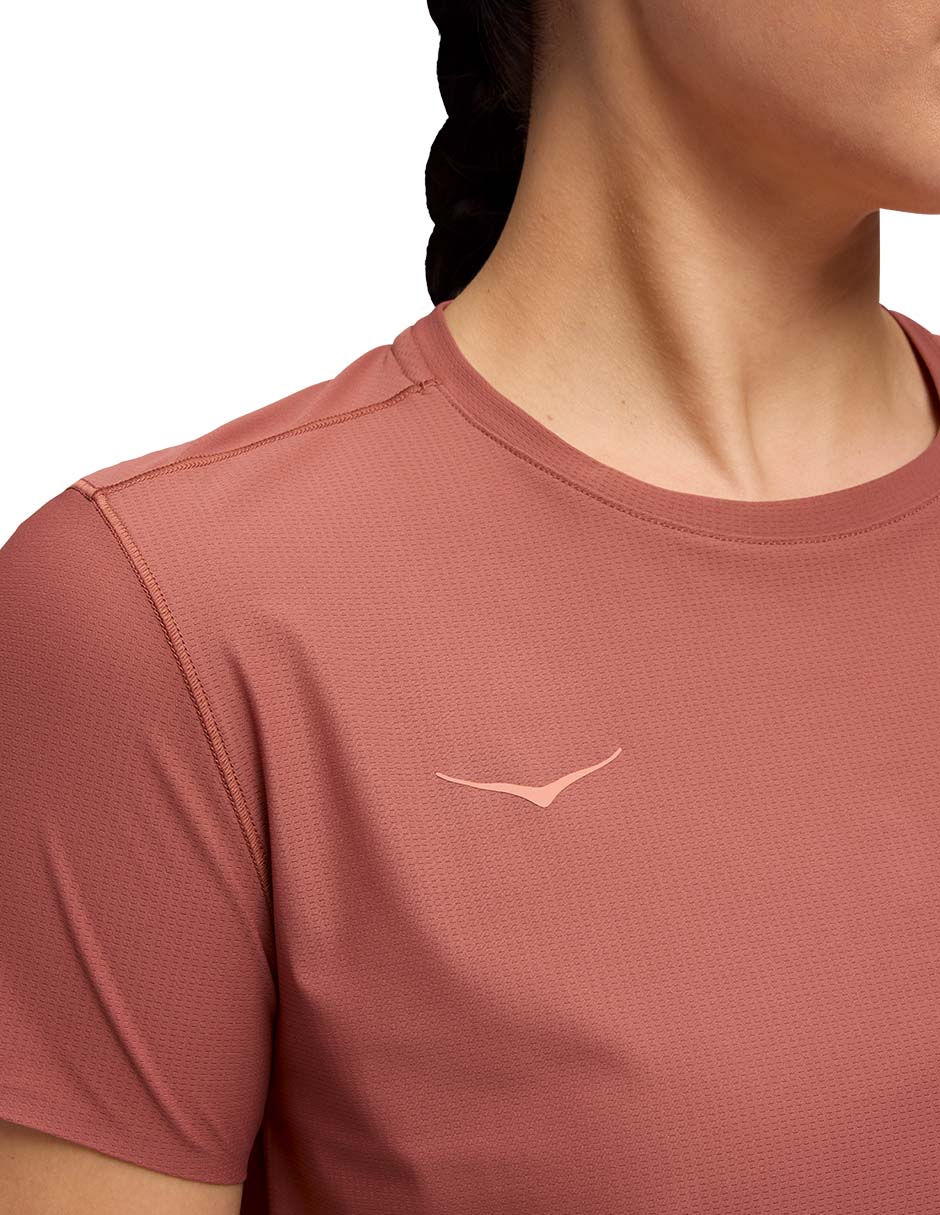 Playera deportiva para correr de mujer 4