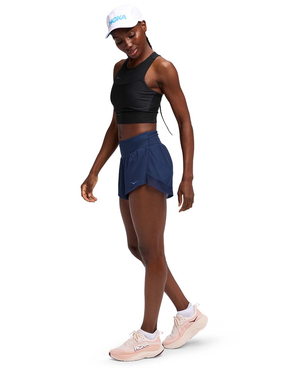 Short con malla para correr mujer Short con malla para correr mujer