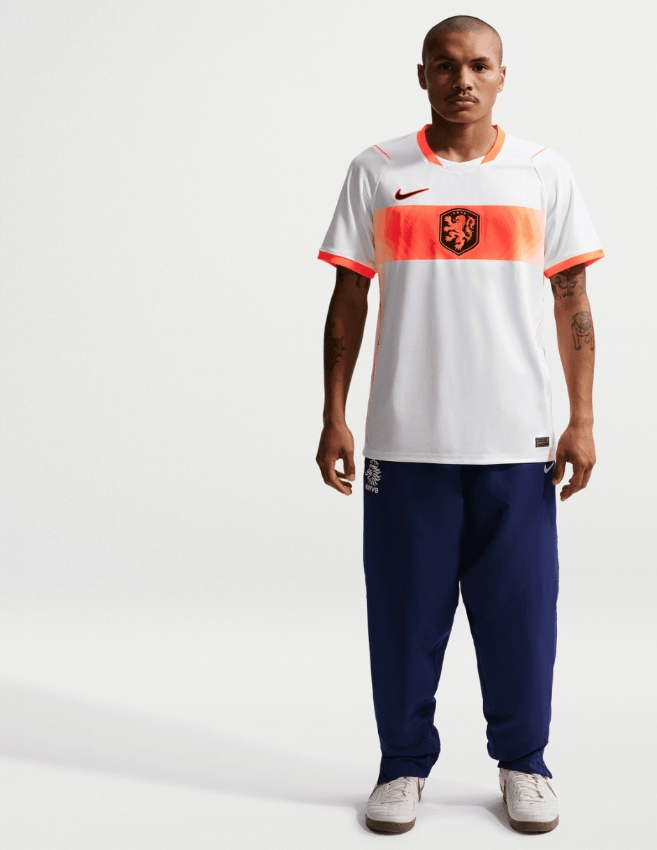 Jersey de Selección de fútbol de los Países Bajos visitante fan manga corta Nike para hombre 4