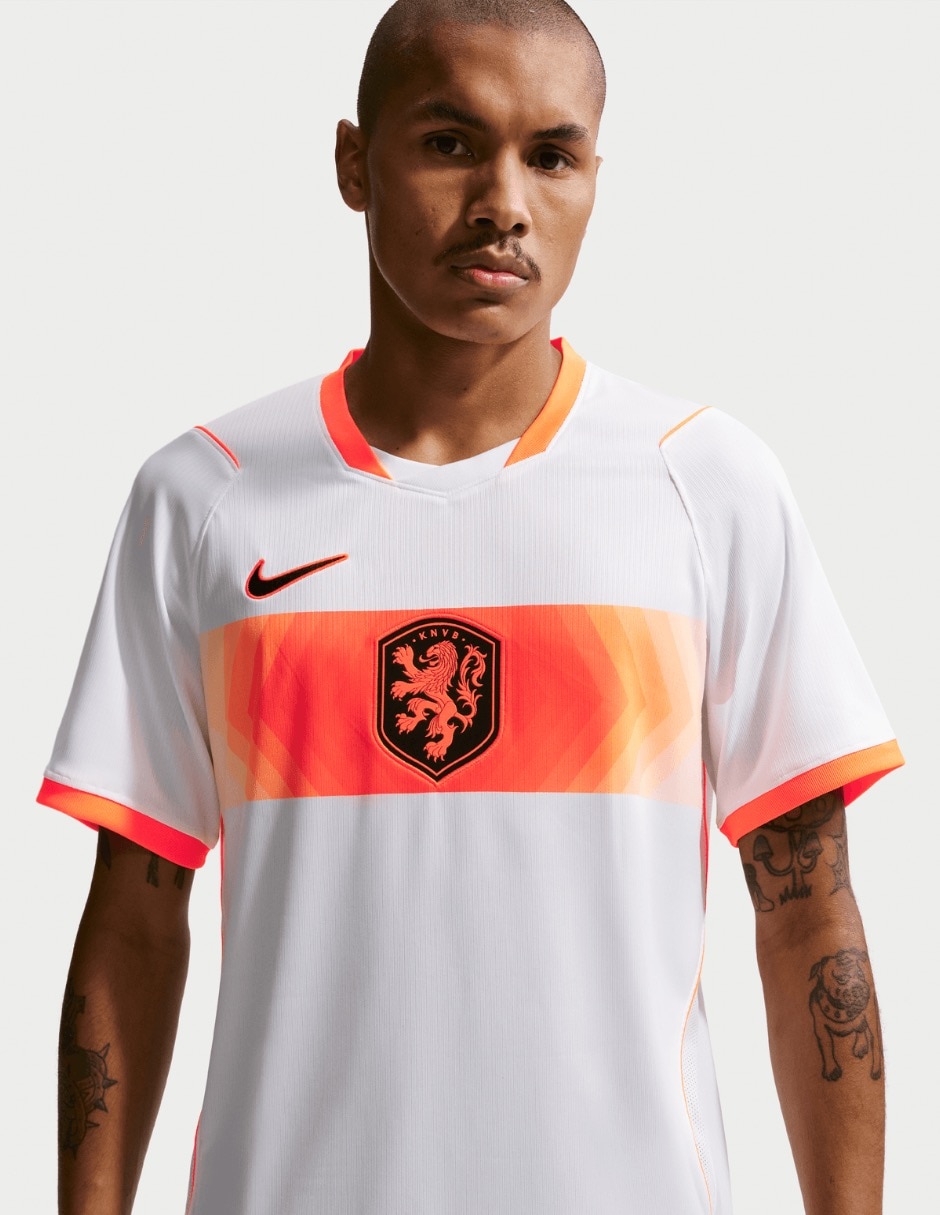 Jersey de Selección de fútbol de los Países Bajos visitante fan manga corta Nike para hombre 6