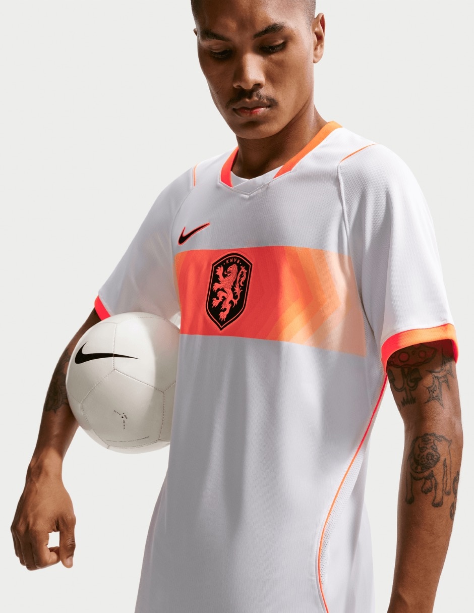 Jersey de Selección de fútbol de los Países Bajos visitante fan manga corta Nike para hombre 8