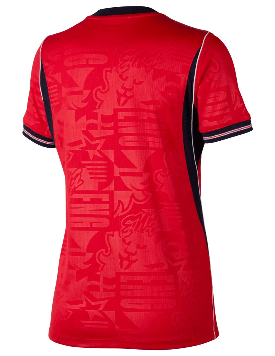 Jersey de Selección de Fútbol de Inglaterra visitante manga corta jugador para mujer 2