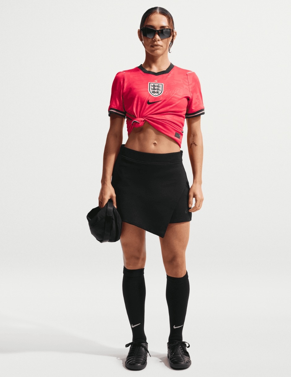 Jersey de Selección de Fútbol de Inglaterra visitante manga corta jugador para mujer 5