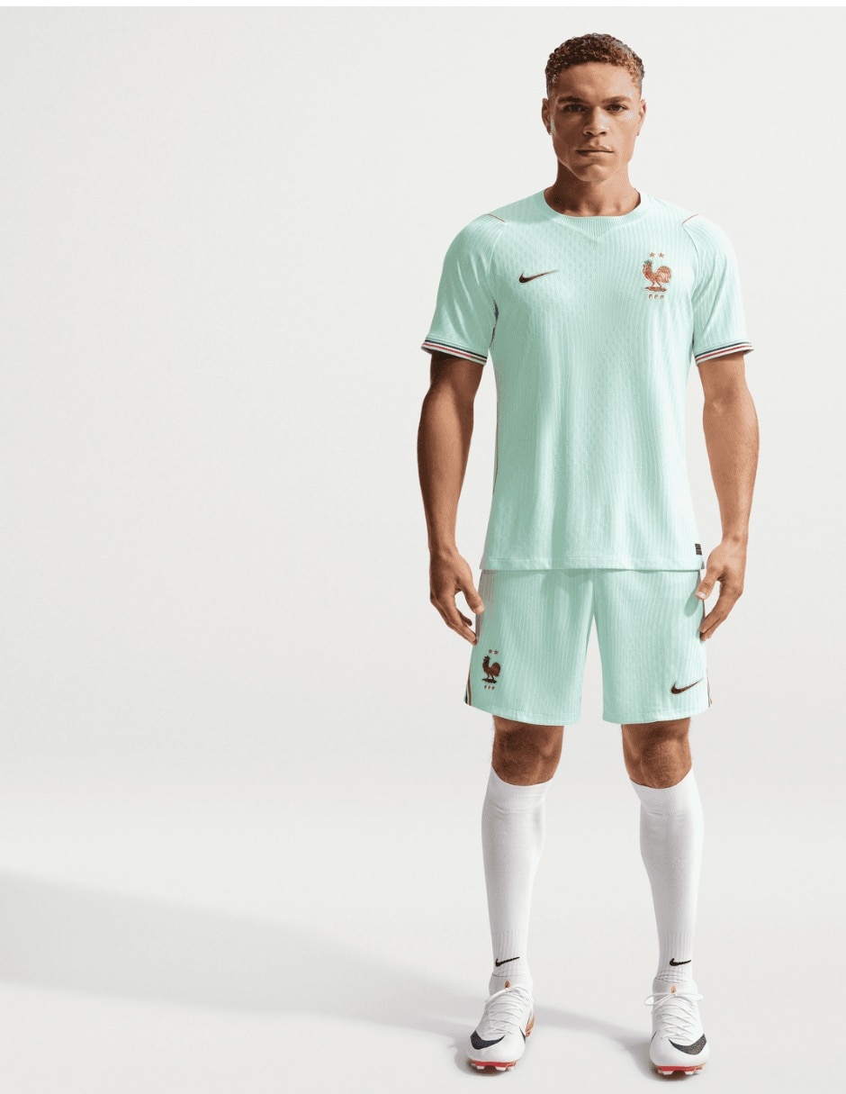 Jersey de Selección de Fútbol de Francia visitante manga corta jugador para hombre 8