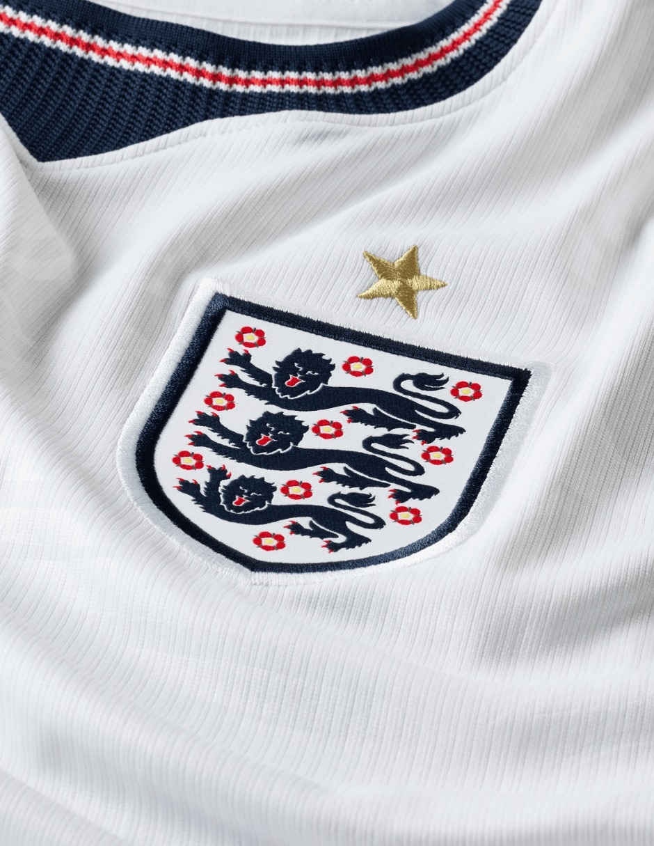 Jersey de Selección de Fútbol de Inglaterra local manga corta para hombre 5