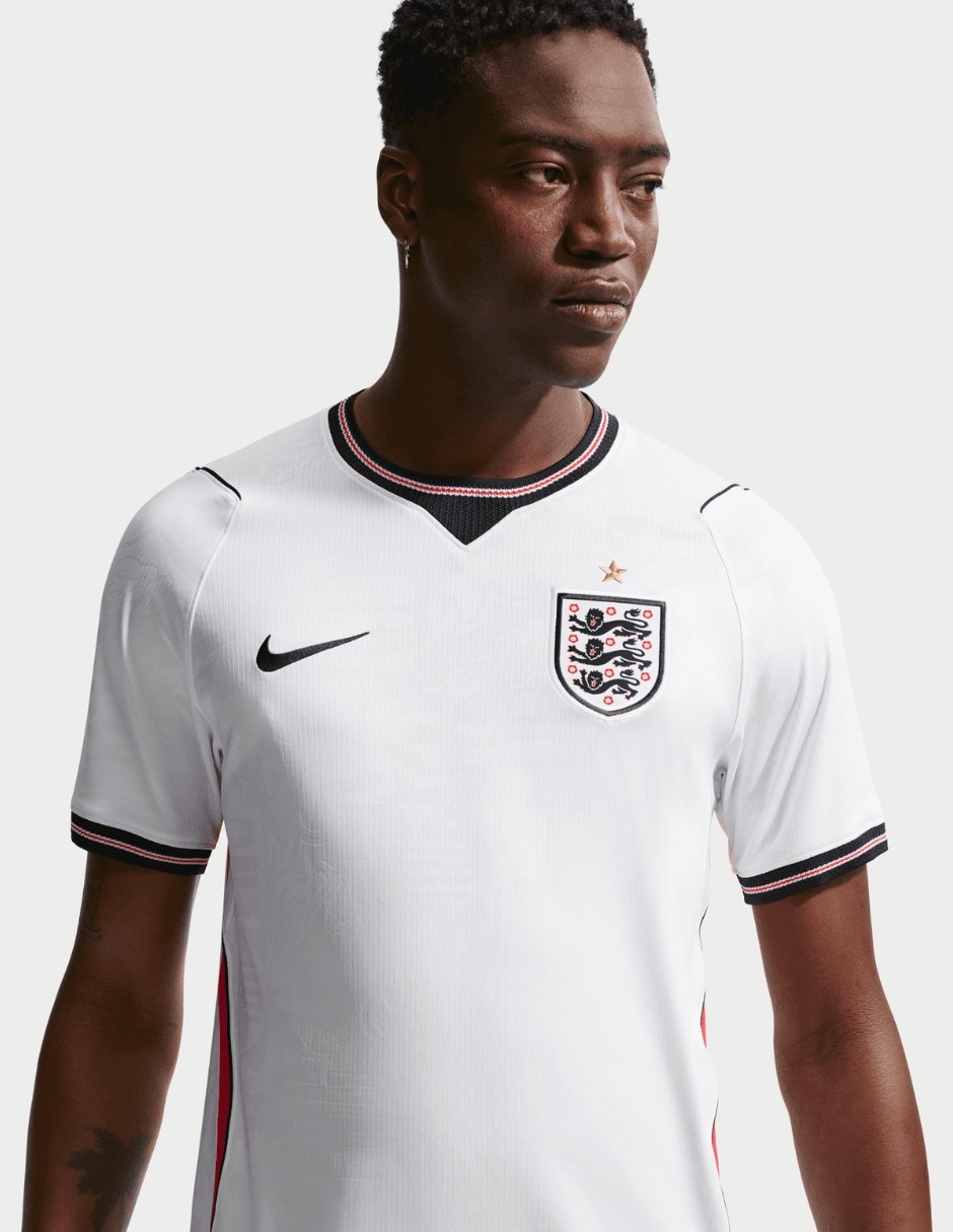 Jersey de Selección de Fútbol de Inglaterra local manga corta para hombre 6