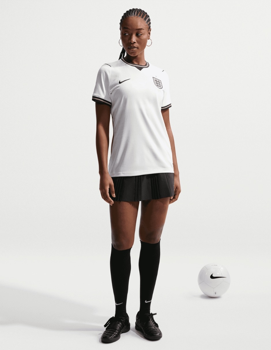 Jersey de Selección de Fútbol de Inglaterra local manga corta para mujer 5