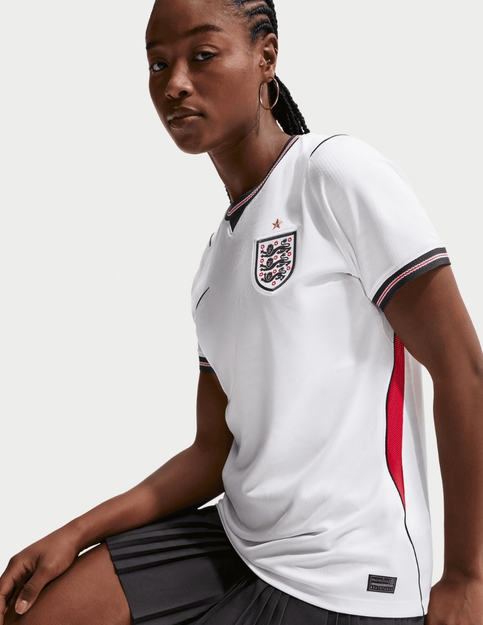 Jersey de Selección de Fútbol de Inglaterra local manga corta para mujer 8
