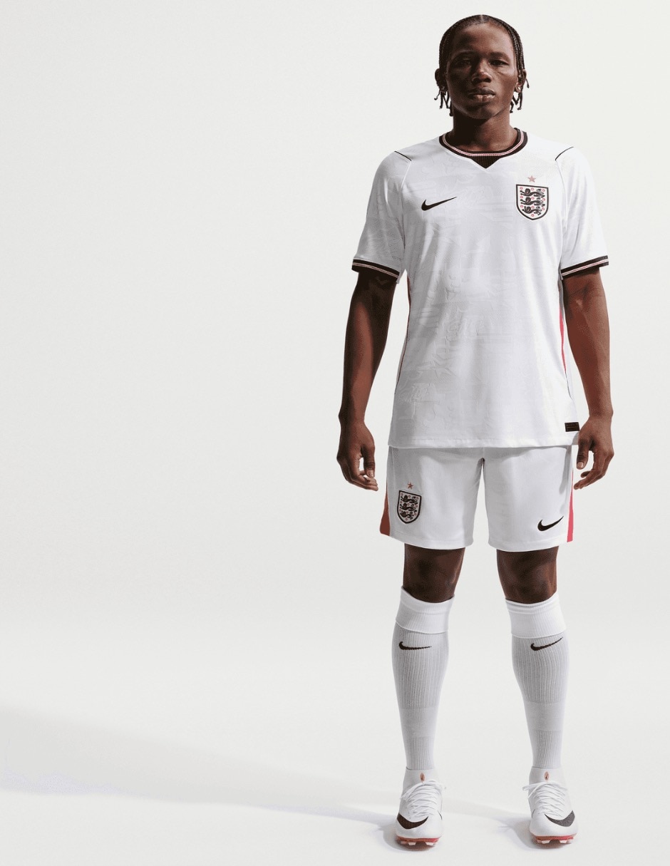 Jersey de Selección de Fútbol de Inglaterra local manga corta jugador para hombre 4