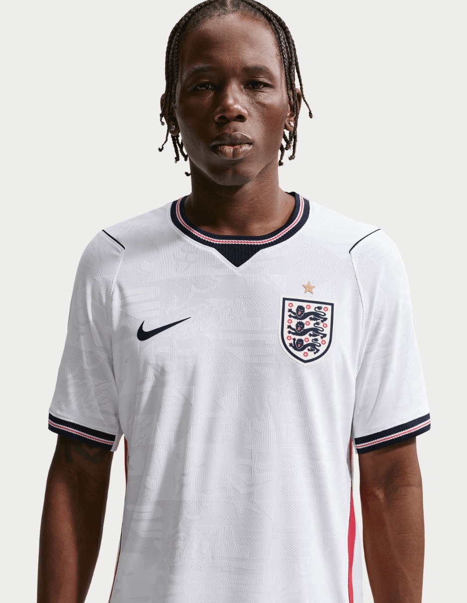 Jersey de Selección de Fútbol de Inglaterra local manga corta jugador para hombre 6