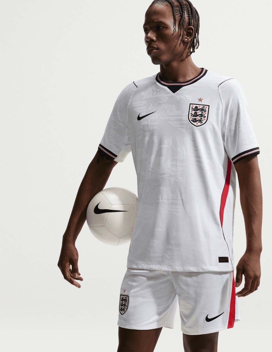 Jersey de Selección de Fútbol de Inglaterra local manga corta jugador para hombre 8