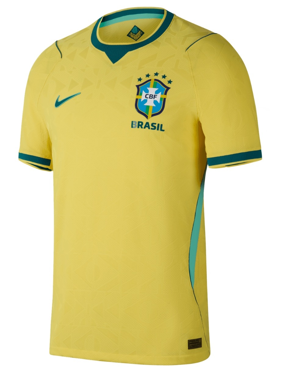 Jersey de Selección de Fútbol de Brasil local manga corta jugador para hombre