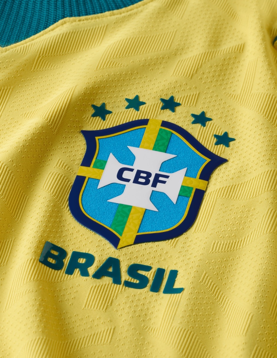 Jersey de Selección de Fútbol de Brasil local manga corta jugador para hombre 6