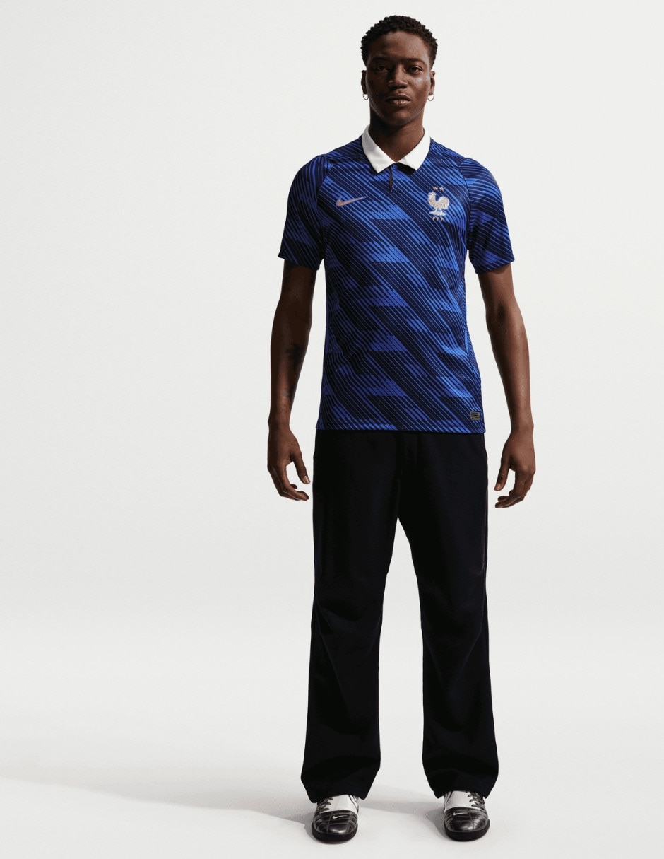 Jersey de Selección de Fútbol de Francia local manga corta para hombre 4