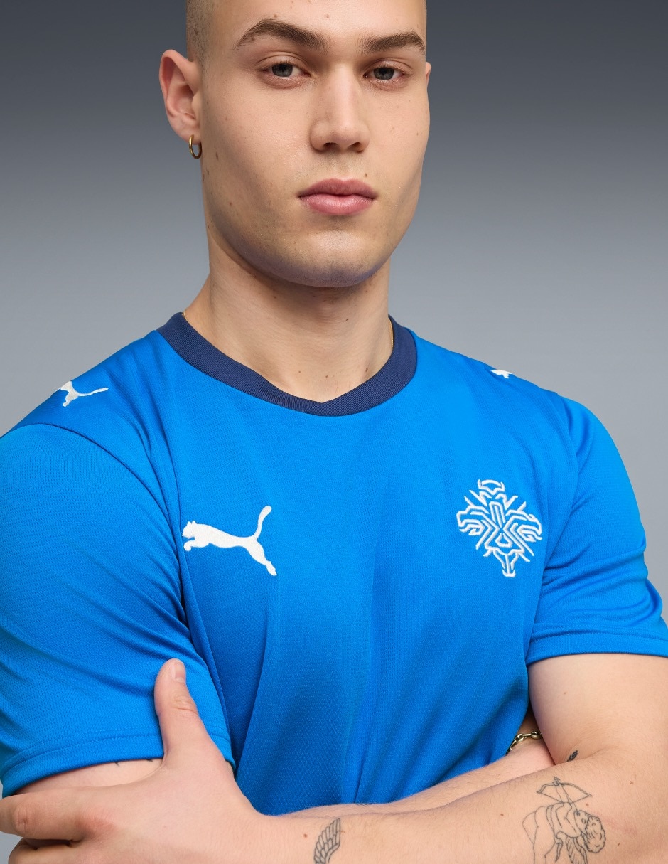 Jersey de Islandia local manga corta para hombre 4