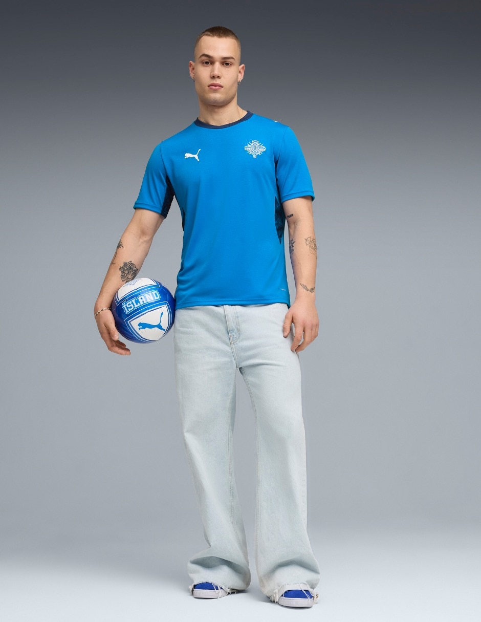 Jersey de Islandia local manga corta para hombre 5