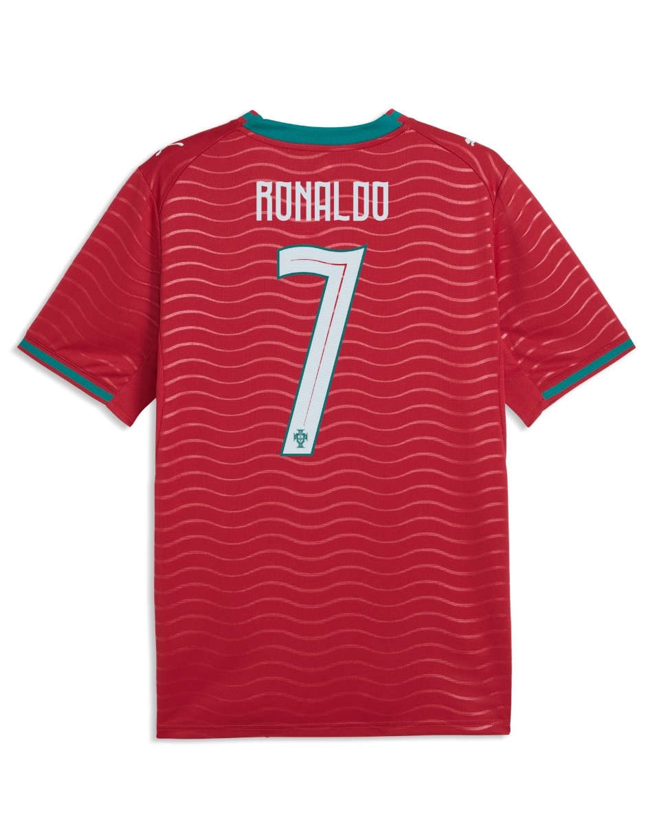 Jersey de Selección de fútbol de Portugal local de Ronaldo manga corta para hombre 2