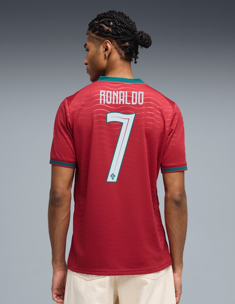 Jersey de Selección de fútbol de Portugal local de Ronaldo manga corta para hombre 5
