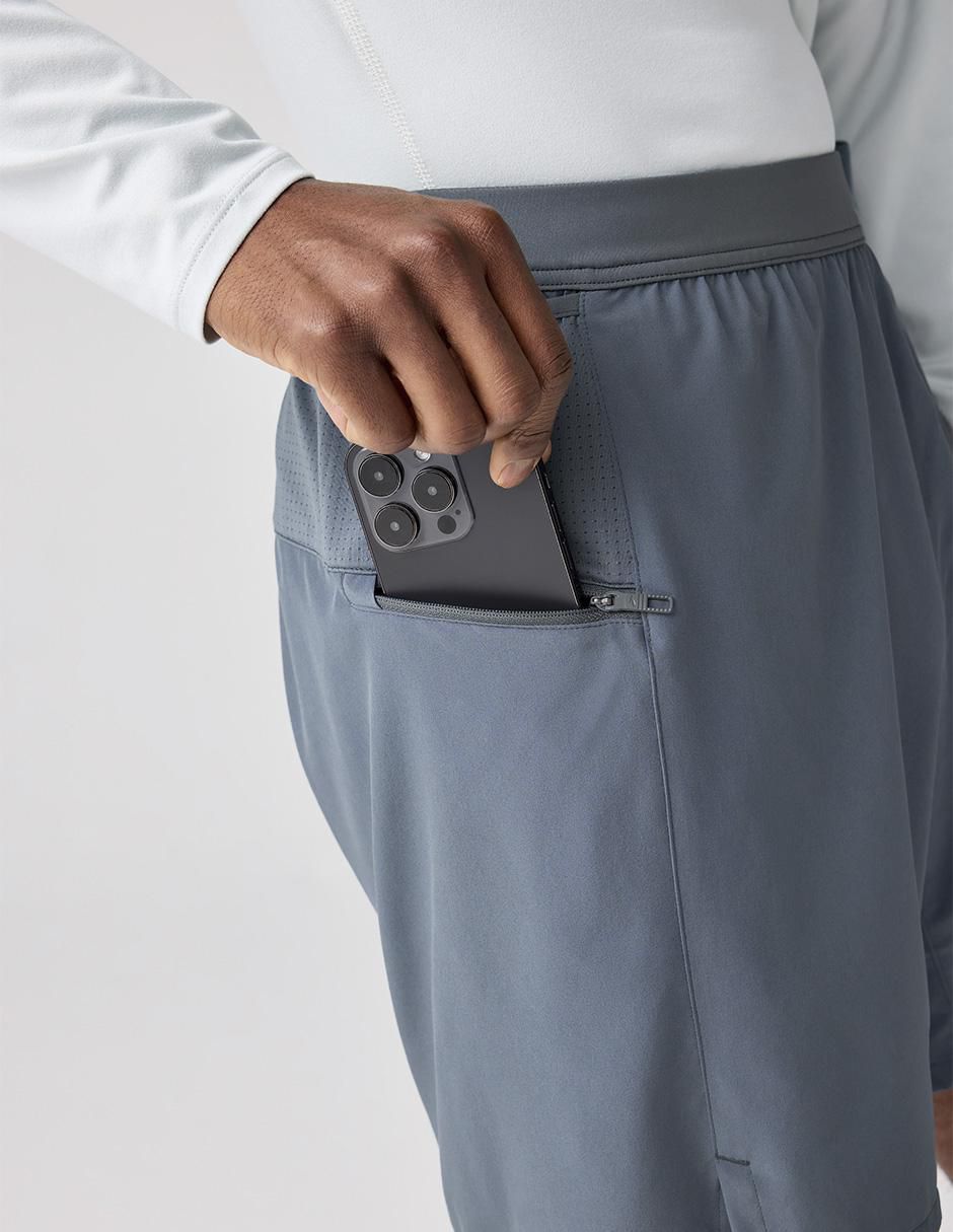 Short calzón de malla integrado para correr hombre 3