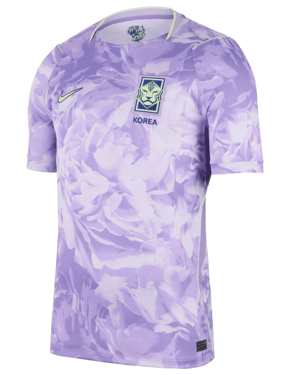 Jersey de Selección Nacional de Corea del Sur visitante manga corta jugador para hombre 1