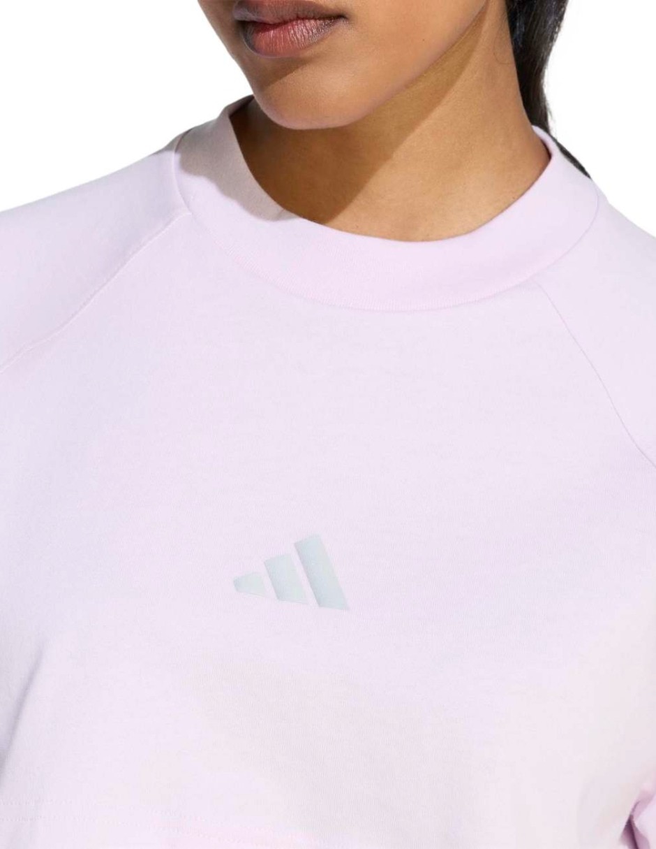 Playera deportiva para correr de mujer 5