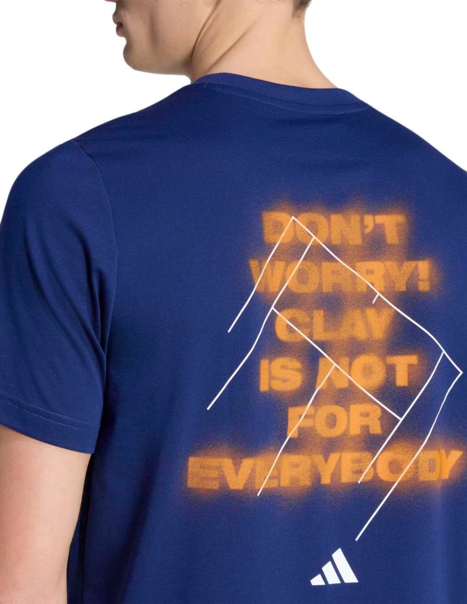 Playera deportiva con raqueta de hombre 6
