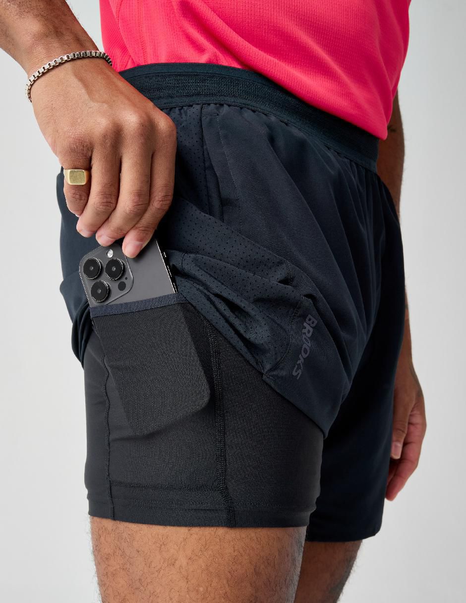Short con malla para correr hombre 3